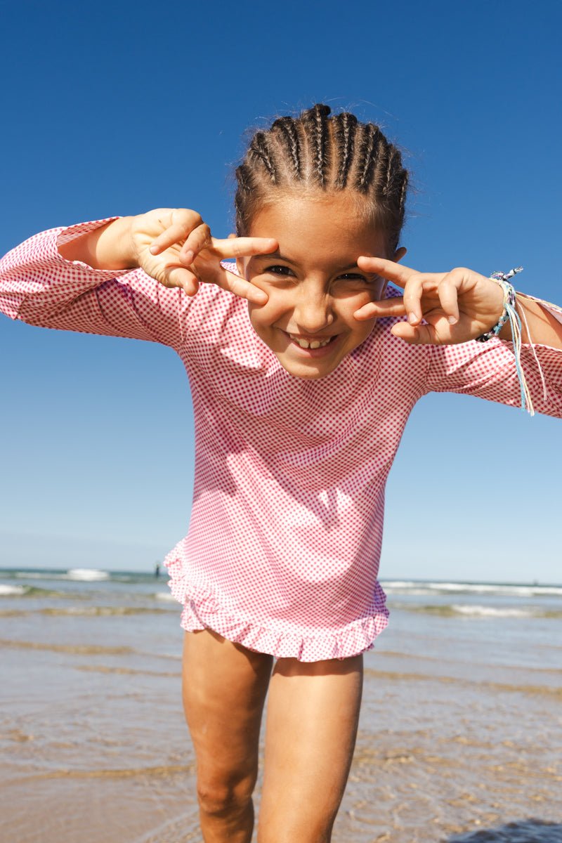 CONFETTI VICHY - Les UltraViolettes - Maillots de bain & vêtements anti - UV UPF50+ éthiques et responsables pour toute la famille