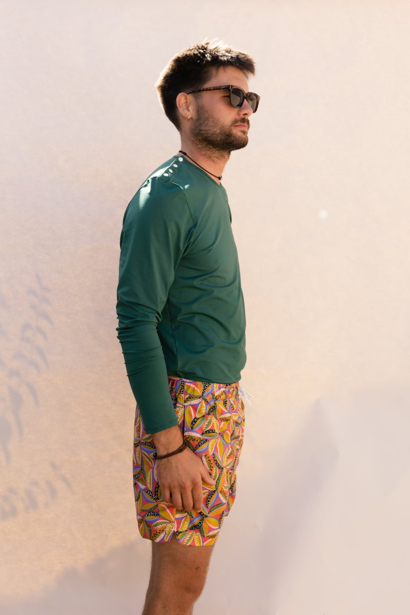 MARLON VERT PIN - Les UltraViolettes - Maillots de bain & vêtements anti - UV UPF50+ éthiques et responsables pour toute la famille