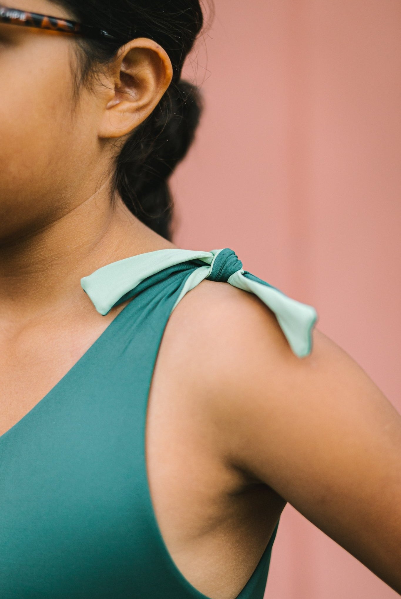 MINI BORNÉO VERT PIN VERT SAUGE - Les UltraViolettes - Maillots de bain & vêtements anti - UV UPF50+ éthiques et responsables pour toute la famille