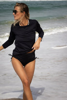 ANGLET NOIR - Les UltraViolettes - Maillots de bain & vêtements anti - UV UPF50+ éthiques et responsables pour toute la famille