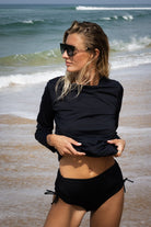 ANGLET NOIR - Les UltraViolettes - Maillots de bain & vêtements anti - UV UPF50+ éthiques et responsables pour toute la famille