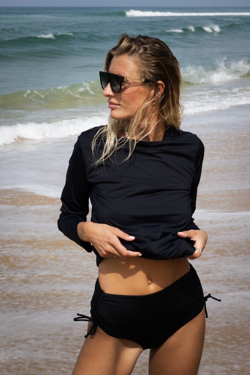 ANGLET NOIR - Les UltraViolettes - Maillots de bain & vêtements anti - UV UPF50+ éthiques et responsables pour toute la famille