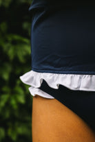 CONFETTI BLEU MARINE ET BLANC - Les UltraViolettes - Maillots de bain & vêtements anti - UV UPF50+ éthiques et responsables pour toute la famille