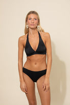 CULOTTE DE BAIN LEBLON NOIR - Les UltraViolettes - Maillots de bain & vêtements anti-UV UPF50+ pour toute la famille