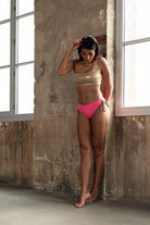CULOTTE DE BAIN LEBLON ROSE BUBBLE - Les UltraViolettes - Maillots de bain & vêtements anti - UV UPF50+ éthiques et responsables pour toute la famille