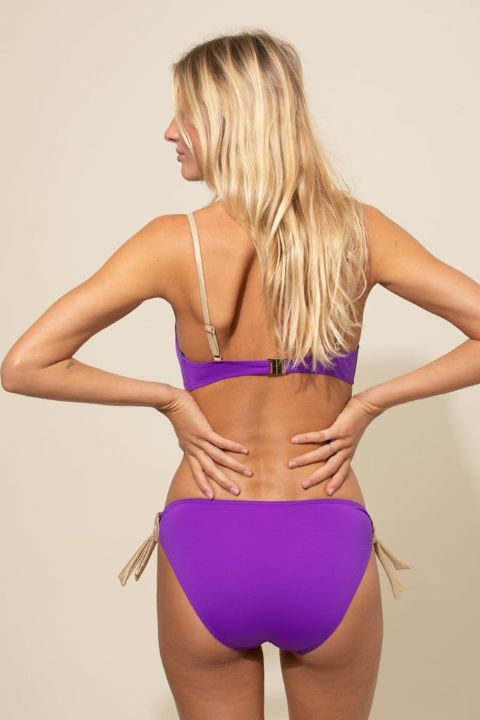 CULOTTE DE BAIN LEBLON VIOLET - Les UltraViolettes - Maillots de bain & vêtements anti - UV UPF50+ éthiques et responsables pour toute la famille