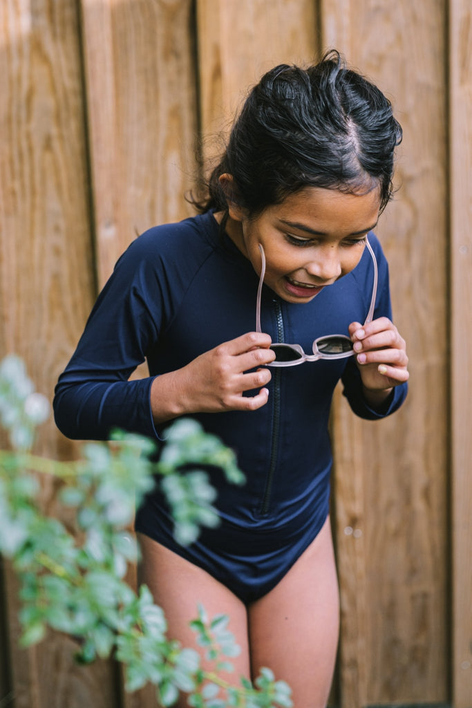 MINI MILOS BLEU Les UltraViolettes - Maillots de bain & vêtements anti-UV UPF50+ éthiques et responsables pour enfant
