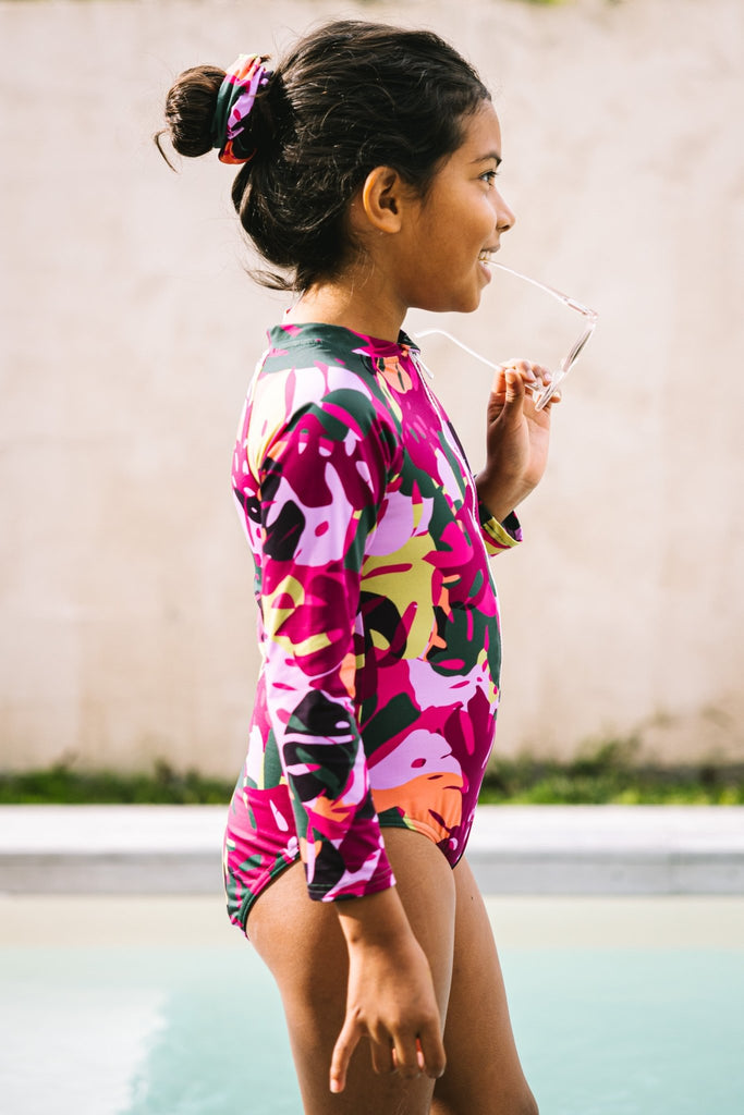MINI MILOS HAPPY JUNGLE Les UltraViolettes - Maillots de bain & vêtements anti-UV UPF50+ éthiques et responsables pour enfant