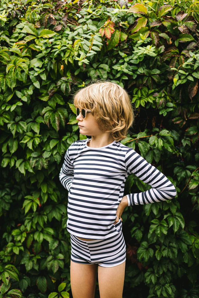 MISTIGRI RAYURE MARINE - Les UltraViolettes - Maillots de bain & vêtements anti - UV UPF50+ éthiques et responsables pour toute la famille