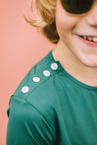 PIRATE VERT PIN - Les UltraViolettes - Maillots de bain & vêtements anti - UV UPF50+ éthiques et responsables pour toute la famille