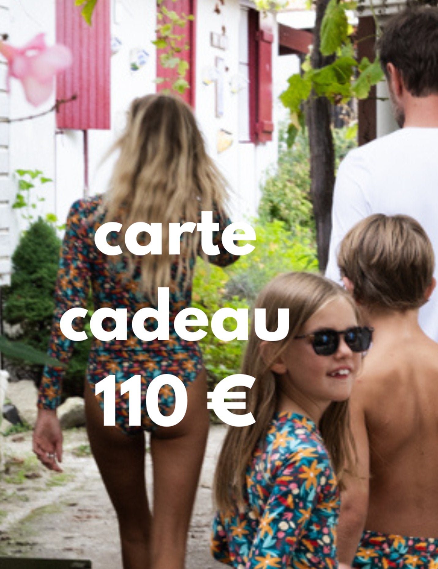 CARTE CADEAU VALEUR 110 EUROS - Les UltraViolettes - Maillots de bain anti-UV éthiques et responsables pour toute la famille