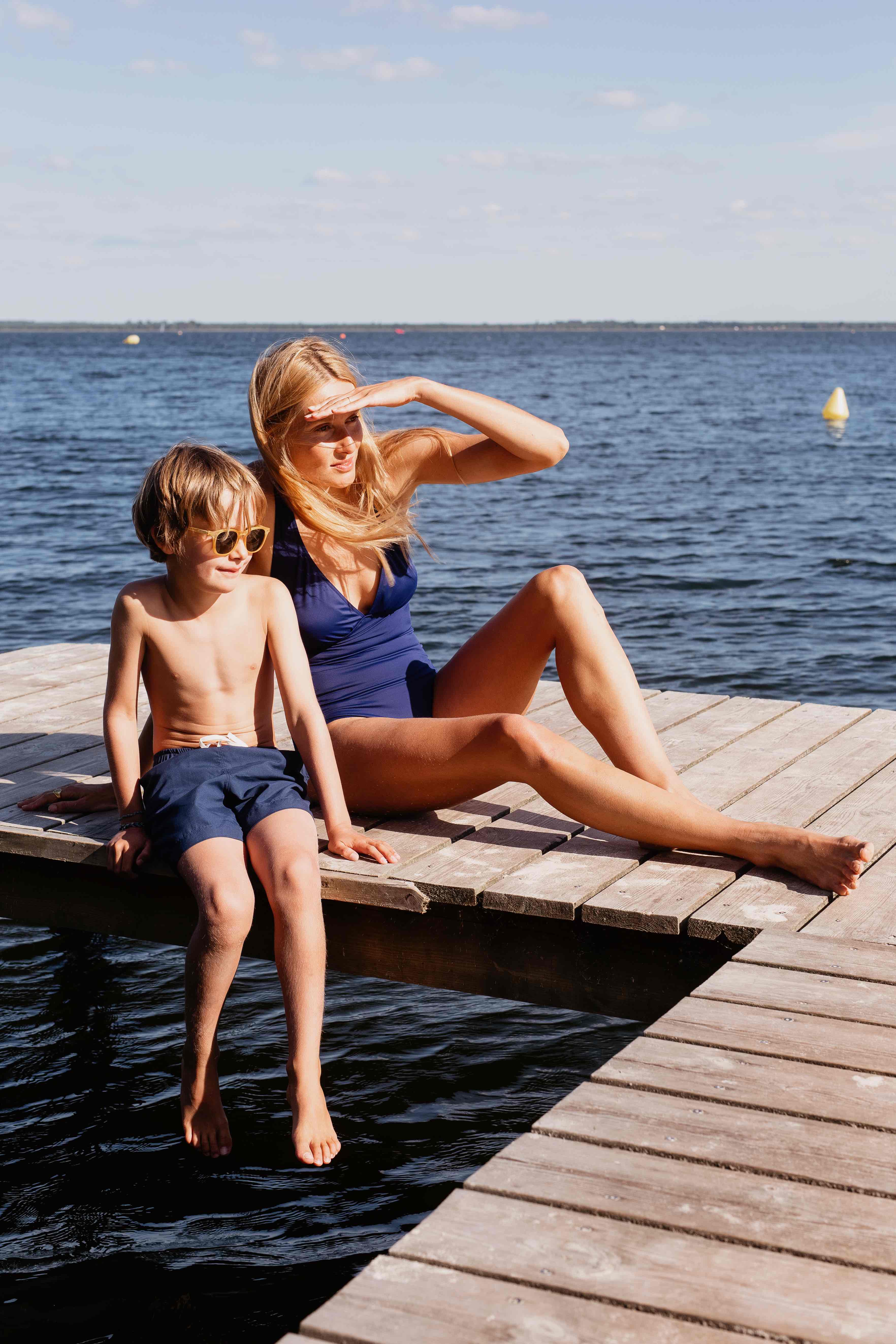 CORSAIRE BLEU MARINE - Les UltraViolettes - Maillots de bain anti-UV éthiques et responsables pour toute la famille