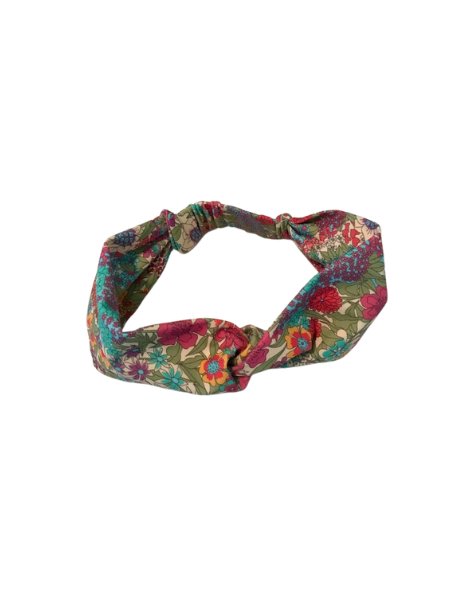 MIMI LIBERTY GARDEN Les UltraViolettes bandeau assorti au maillot de bain en tissu recyclé écoresponsable
