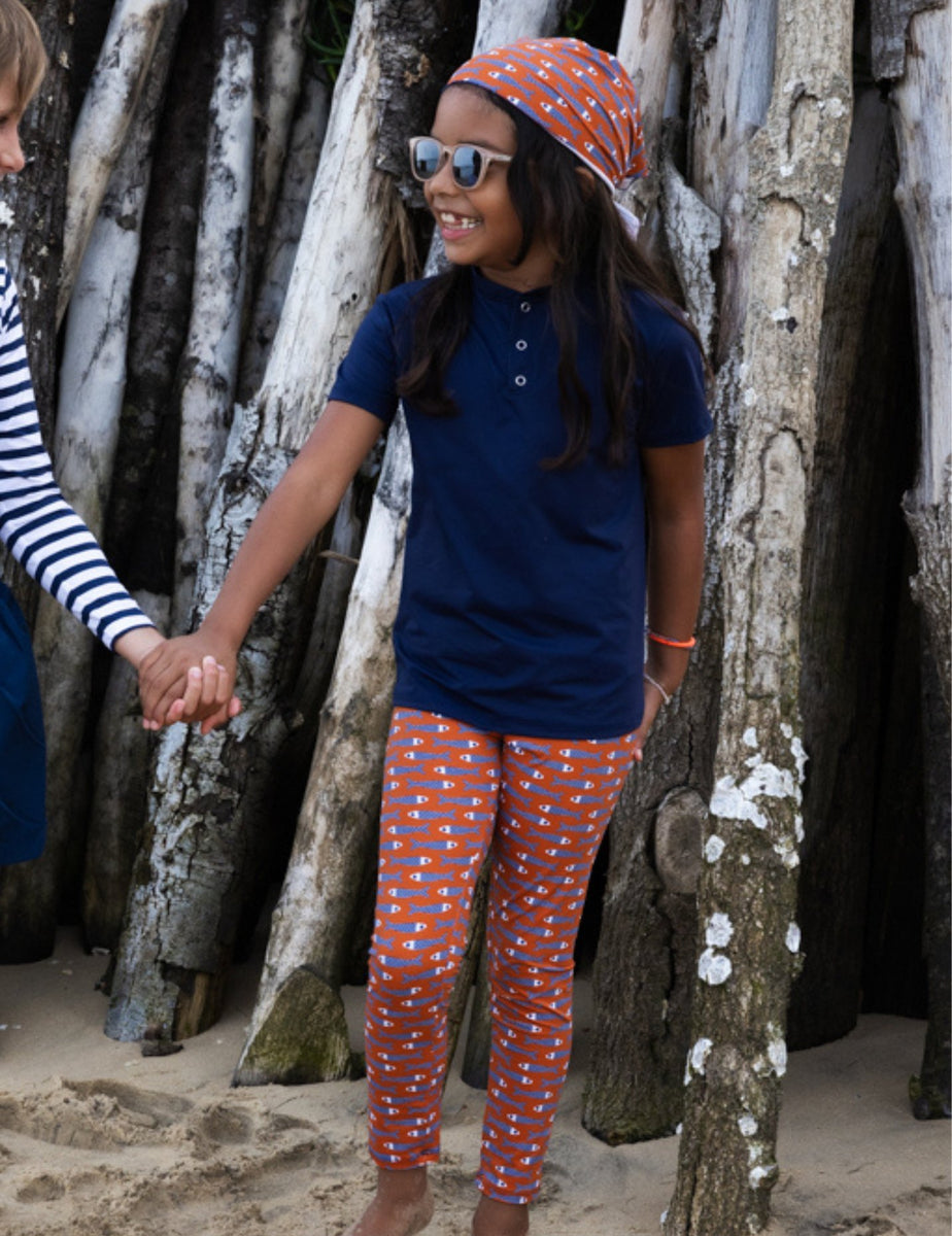 Recycled children's anti-UV swimming trunks mini rio fish – Les ...