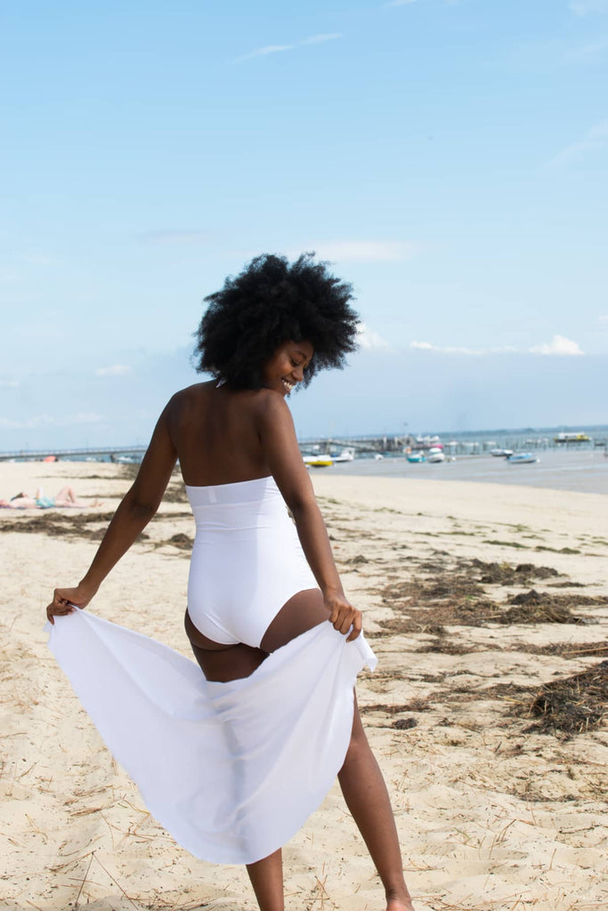 PHUKET BLANC - Les UltraViolettes - Maillots de bain anti-UV éthiques et responsables pour toute la famille