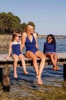 STARLETTE MARINE BLANC - Les UltraViolettes - Maillots de bain anti-UV éthiques et responsables pour toute la famille