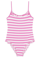 STARLETTE RAYURE ROSE - Les UltraViolettes - Maillots de bain anti-UV éthiques et responsables pour toute la famille
