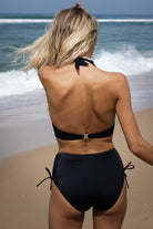 TRIANGLE TANA NOIR D-E Les UltraViolettes haut de maillot de bain deux pièces anti-UV UPF50+ en tissu recyclé écoresponsable